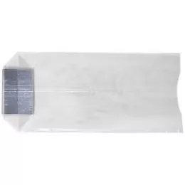 Sac cello plat + fond carton 120x260mm (11E01)